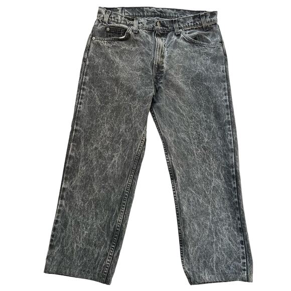 Levi's Black Stonewash Vintage Men's Jeans Size 34X24 - Picture 2 of 9